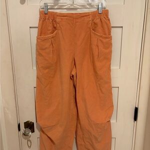 We The Free 100% Cotton Peach Pull On Corduroy Pants
